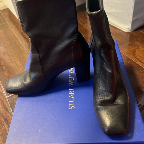 Stuart Weitzman booties - just got them polished too - Picture 1 of 4